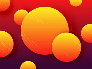 Abstract geometric background with glossy circles.