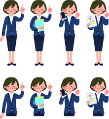 	ビジネスウーマン　立ち絵