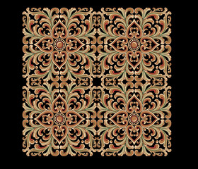Decorative elegant luxury design.Vintage elements in baroque, rococo style.Design for cover, fabric, textile, wrapping paper .