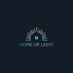 home of light logo line