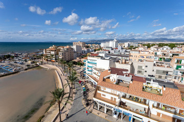 Fototapeta na wymiar The beach of Palma