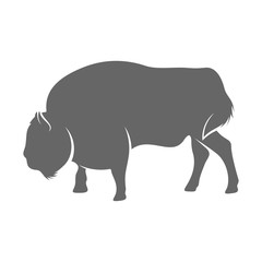 Bison Logo Design Vector. Bison logo Template