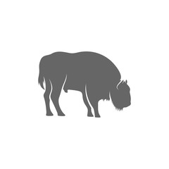 Bison Logo Design Vector. Bison logo Template