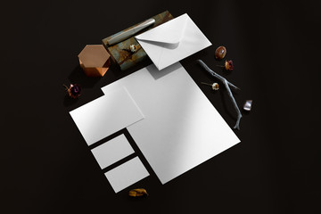 3d rendering business mockup