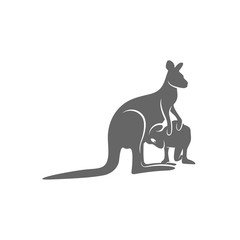 Kangaroo Logo Design Vector. Kangaroo logo Template
