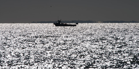 Obraz premium Bateau de pêche
