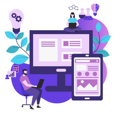 Innovation vector concept