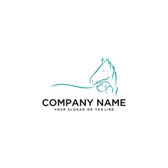 logo design Horse Dog Cat vector template