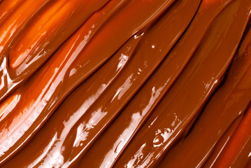 Sweet caramel pattern, top view.