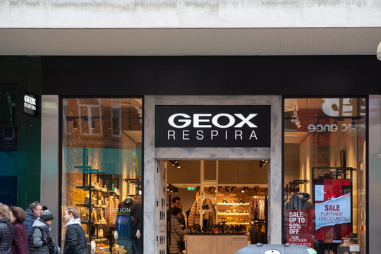 Geox store logo and store front Stock Photo | Adobe Stock