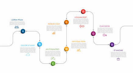 Infographic design template with place for your data. Vector illustration.