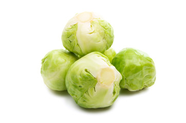 brussels sprouts isolated