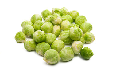 brussels sprouts isolated