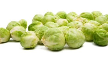 brussels sprouts isolated