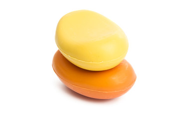 color soap isolated