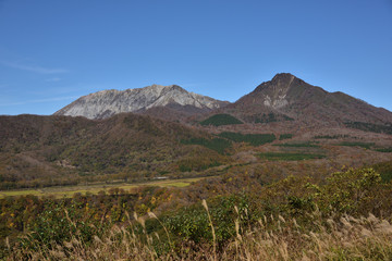 日本の鳥取県の美しい大山