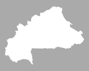 Karte von Burkina Faso