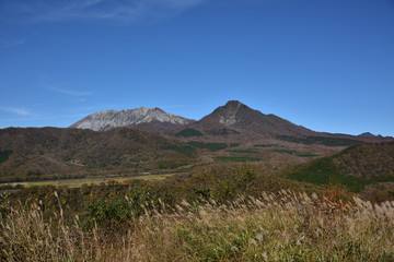 日本の鳥取県の美しい大山