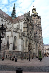 Fototapeta na wymiar St. Elisabeth Cathedral, Kosice, Slovakia