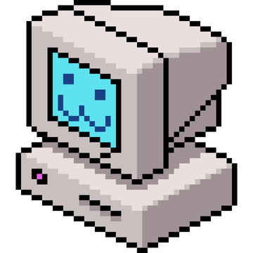 vector pixel art computer