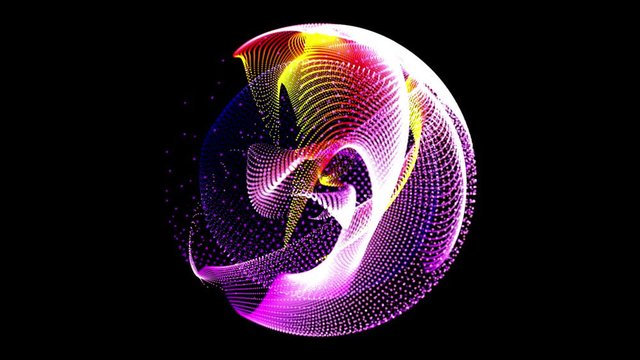 Colour abstract loop animation background