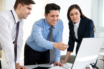 Business people working together in the office