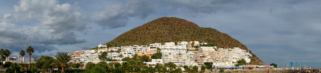 Naklejka premium panorámica del municipio de San José en el cabo de Gata, Almería