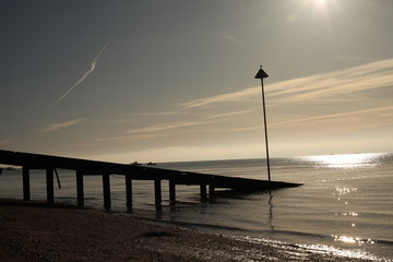 Ramp into the Sea at Dawn