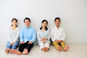 二世代家族ポートレート
