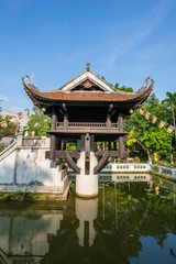 One Pillar pagoda, often used as a symbol for Hanoi, in Hanoi, Vietnam