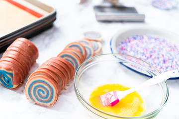 Baking sugar cookies