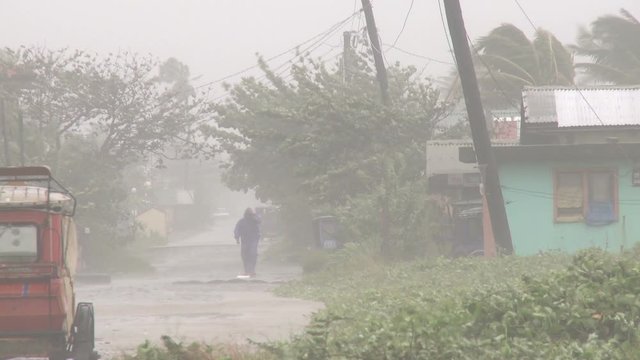 Hurricane Winds Tear Through Town In Philippines - Megi
