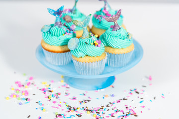 Mermaid cupcakes