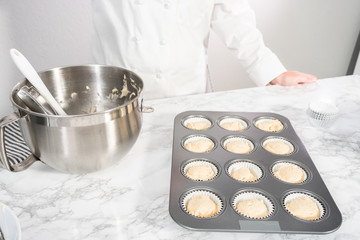 Baking cupcakes