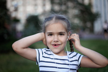 Close-up kid emotional portraits