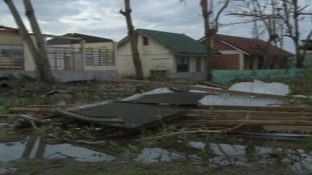 Major Damage To Buildings After Powerful Hurricane - Megi