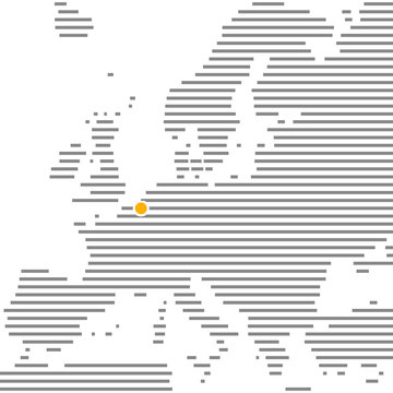 Brüssel Markierung auf gestreifter Karte von Europa grau orange