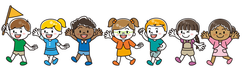 世界の子供達の行進