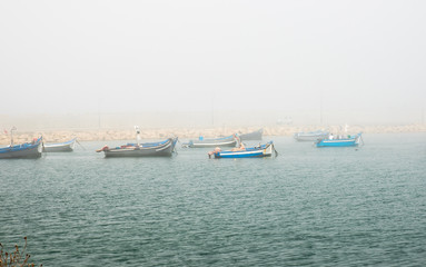 Traditional boats, The ancient medina of Asilah Morocco