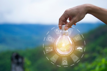 Light bulbs that grow, in the concept of energy in nature