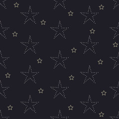 Fototapeta premium Seamless Pattern with Stars