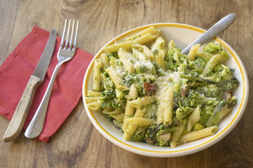 pasta with broccoli and parmesan