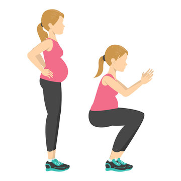 Exercise for pregnant woman. Sport during pregnancy