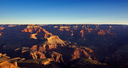  Grand Canyon National park at sunrise view from Mather Point, Arizona, USA