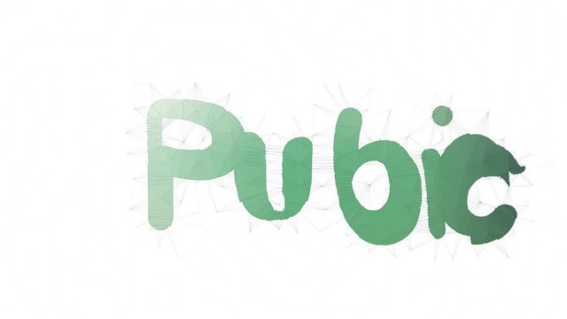 Pubic Hair Text Warping Tessellating Looping Polygons Text Morph