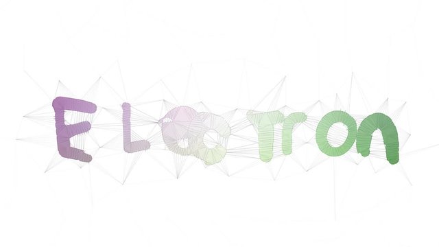 Electron Shell Text Morphing Tessellation Looping Triangles Text Morph