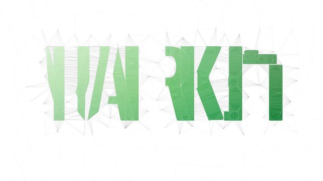 Market Leader Text Transforming Tessellation Looping Triangles Text Morph