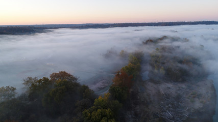 Fog on Water