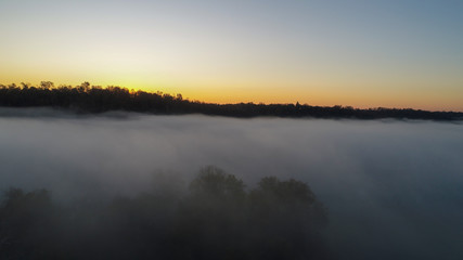 Fog on Water