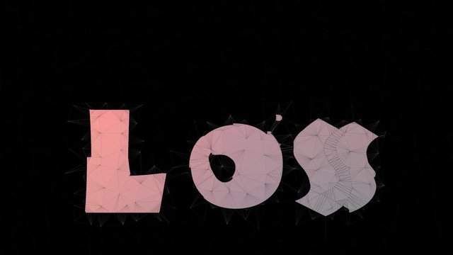 Loss Leader Text Warping Tessellated Looping Meshes Text Morph